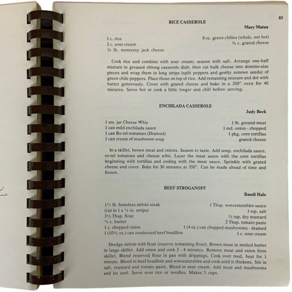 Red Springs Country Cooking Cookbook 1987 Spiral Bound Texas Recipes - Picture 10 of 15